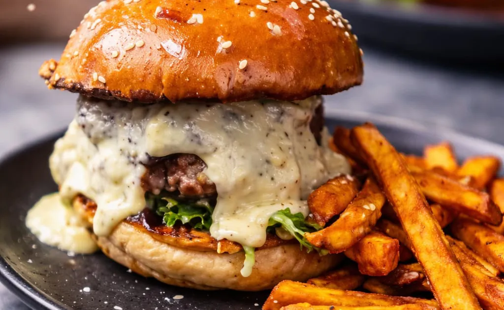 The Drunken Fig Burger