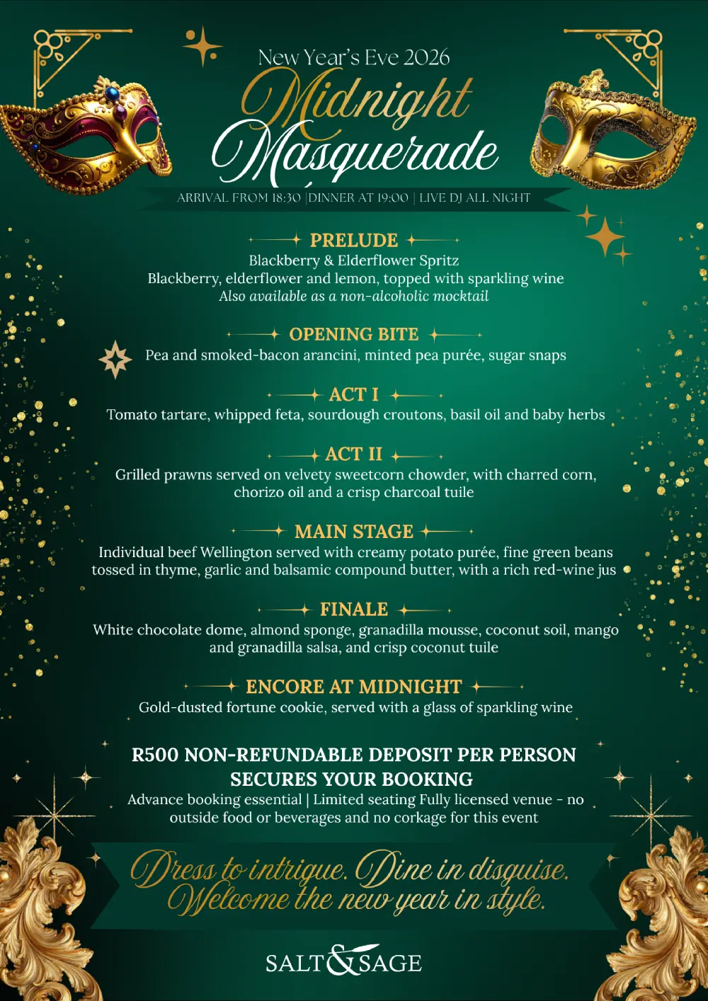 New Year\' Eve 2026 Midnight Masquerade