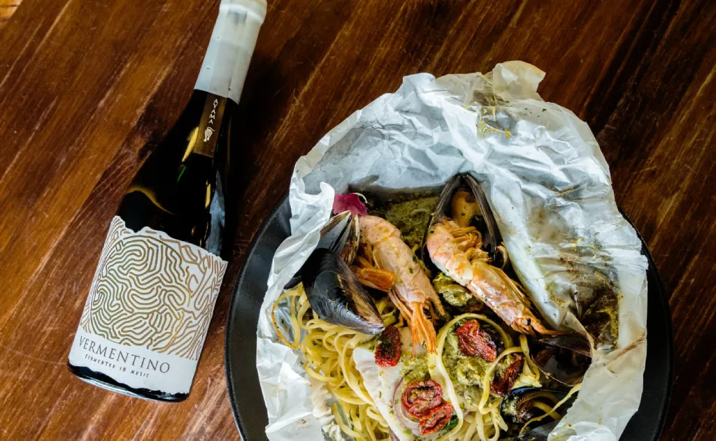 Seafood en Papillote
