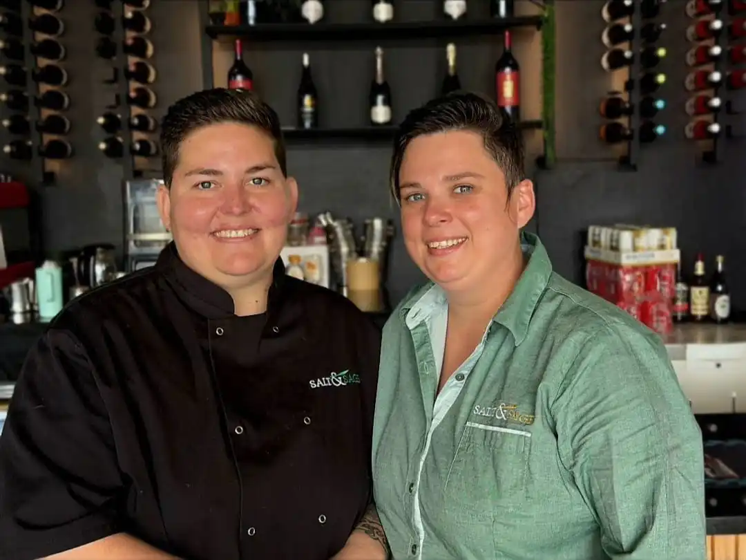 Sarah and Esrie, Salt & Sage Owners
